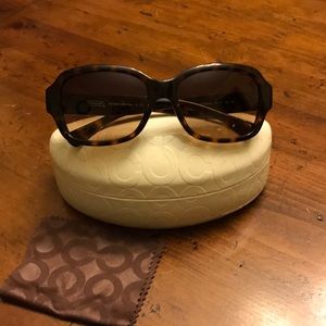 Coach sunglasses with case